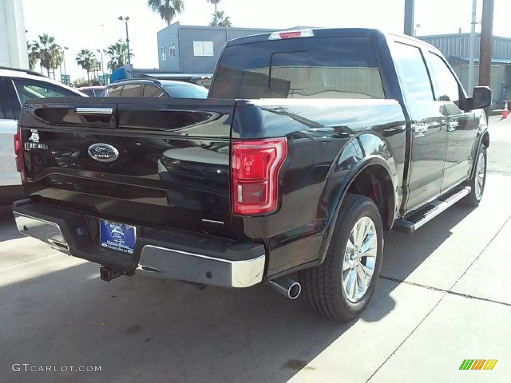 2016 F150 Lariat SuperCrew - Shadow Black / Black photo #19