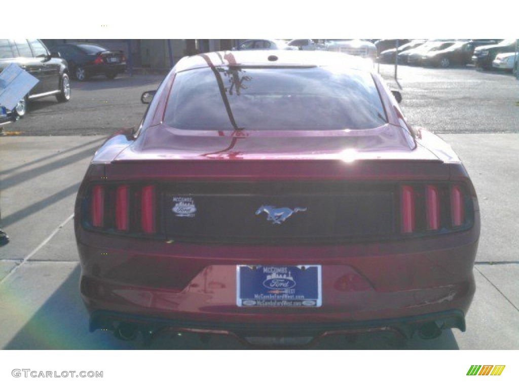 2016 Mustang EcoBoost Premium Coupe - Ruby Red Metallic / Ebony photo #10