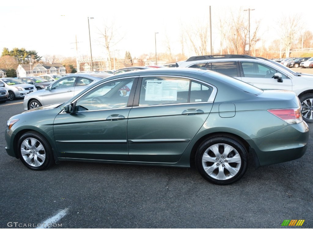 2008 Accord EX-L Sedan - Mystic Green Metallic / Black photo #11