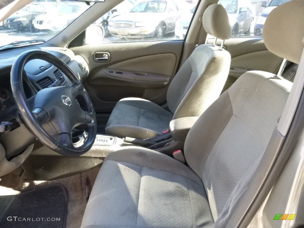 2002 Sentra SE-R - Radium Gray / Stone photo #15