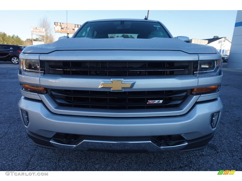 2016 Silverado 1500 LT Crew Cab 4x4 - Silver Ice Metallic / Jet Black photo #2