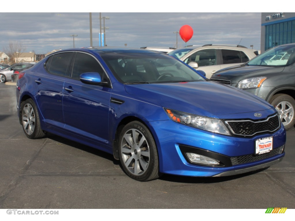 2011 Optima SX - Corsa Blue / Black Sport photo #2