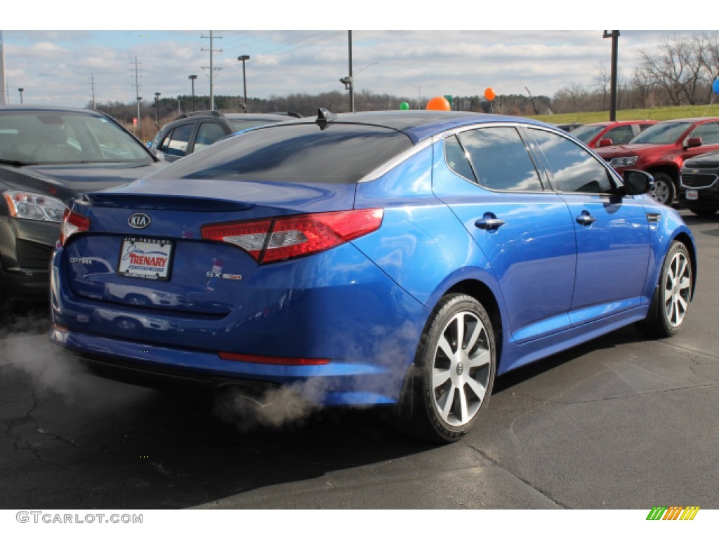 2011 Optima SX - Corsa Blue / Black Sport photo #3