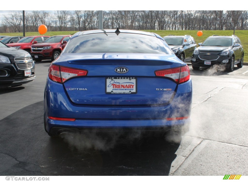 2011 Optima SX - Corsa Blue / Black Sport photo #6