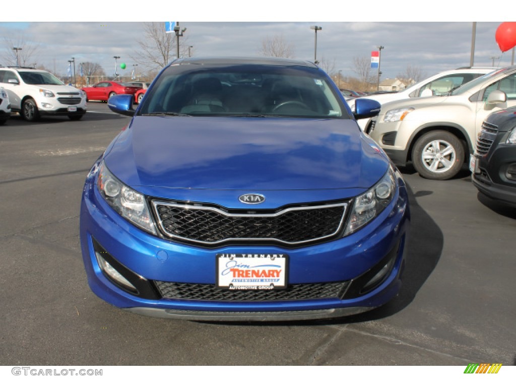 2011 Optima SX - Corsa Blue / Black Sport photo #8