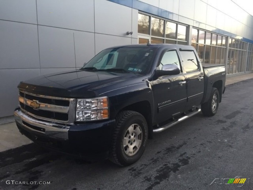 2010 Silverado 1500 LT Crew Cab 4x4 - Imperial Blue Metallic / Light Titanium/Ebony photo #1
