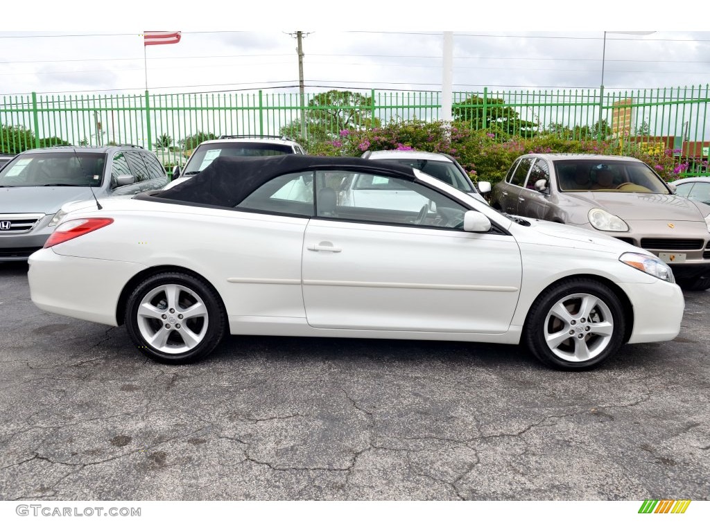 2007 Solara SLE V6 Convertible - Blizzard White Pearl / Dark Stone photo #5