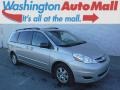 2010 Silver Shadow Pearl Toyota Sienna LE  photo #1