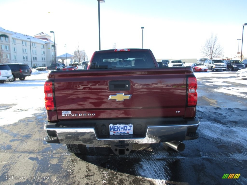 2016 Silverado 3500HD LT Double Cab 4x4 - Siren Red Tintcoat / Jet Black photo #5