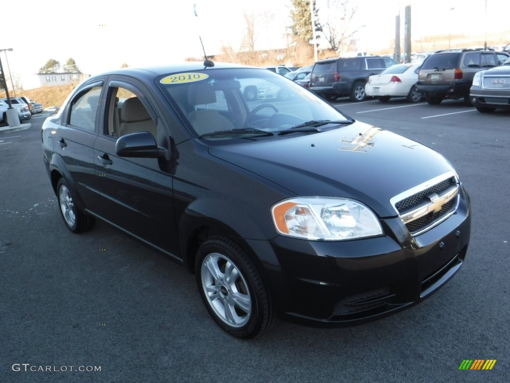 2010 Aveo LT Sedan - Black Granite / Neutral photo #6