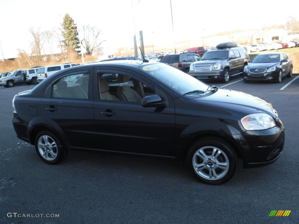 2010 Aveo LT Sedan - Black Granite / Neutral photo #7