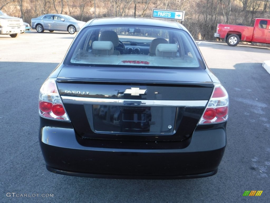 2010 Aveo LT Sedan - Black Granite / Neutral photo #9