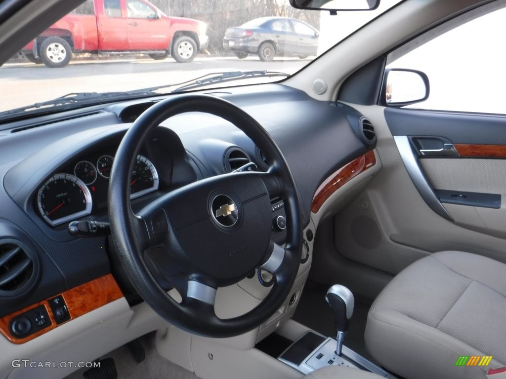 2010 Aveo LT Sedan - Black Granite / Neutral photo #15