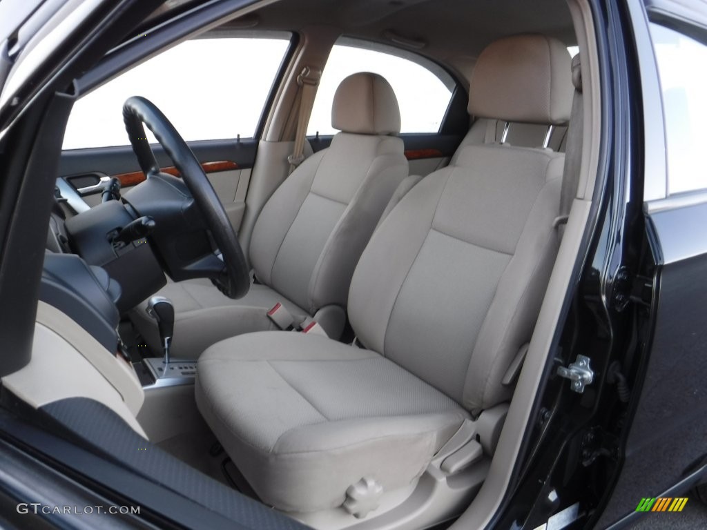 2010 Aveo LT Sedan - Black Granite / Neutral photo #16