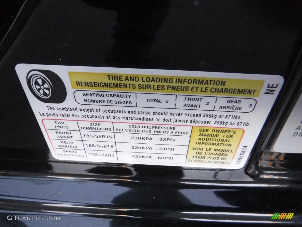 2010 Aveo LT Sedan - Black Granite / Neutral photo #32