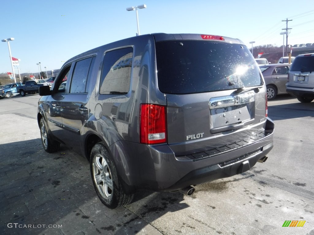 2015 Pilot EX-L 4WD - Modern Steel Metallic / Gray photo #6