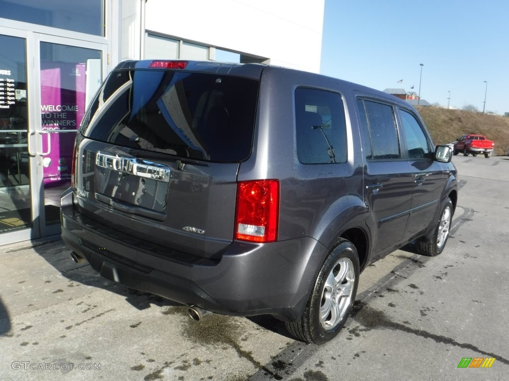 2015 Pilot EX-L 4WD - Modern Steel Metallic / Gray photo #8