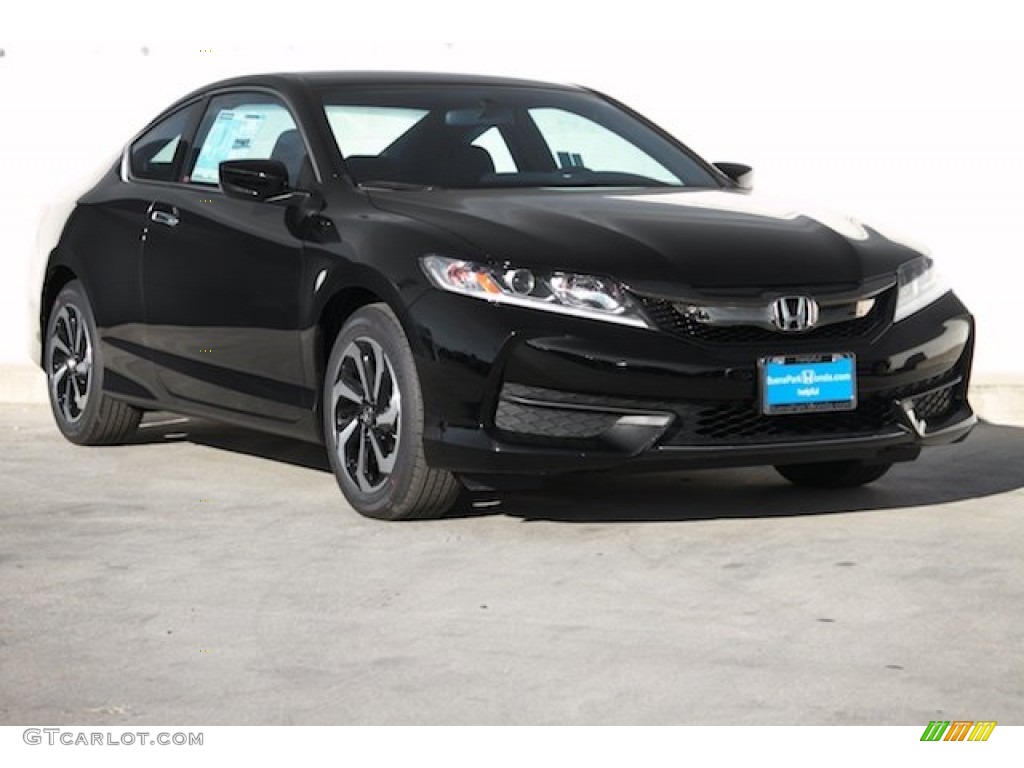 2016 Accord LX-S Coupe - Crystal Black Pearl / Black photo #1