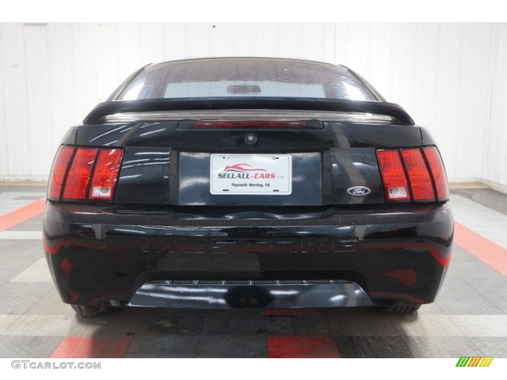 1999 Mustang V6 Coupe - Black / Dark Charcoal photo #9