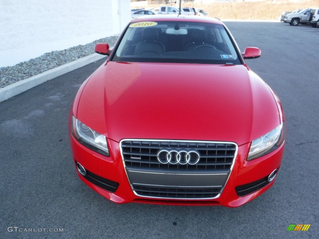 2010 A5 2.0T quattro Coupe - Brilliant Red / Black photo #5