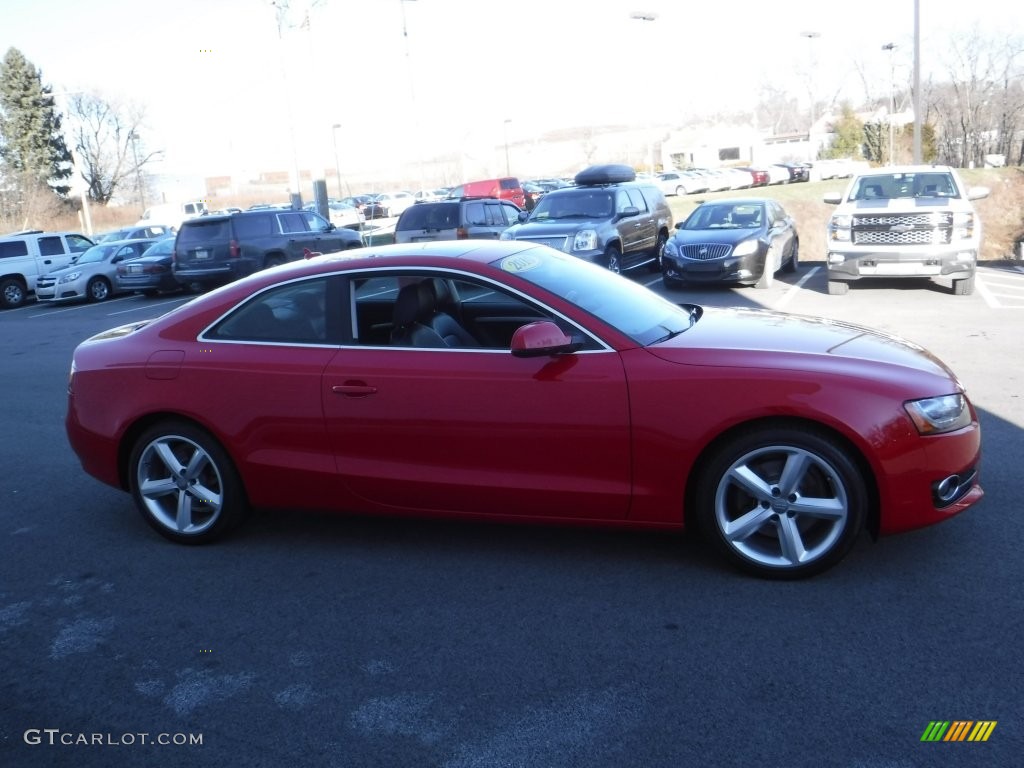 2010 A5 2.0T quattro Coupe - Brilliant Red / Black photo #8