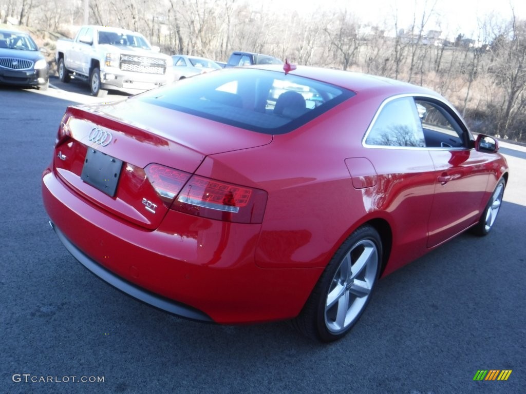 2010 A5 2.0T quattro Coupe - Brilliant Red / Black photo #9