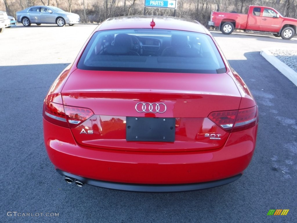 2010 A5 2.0T quattro Coupe - Brilliant Red / Black photo #10