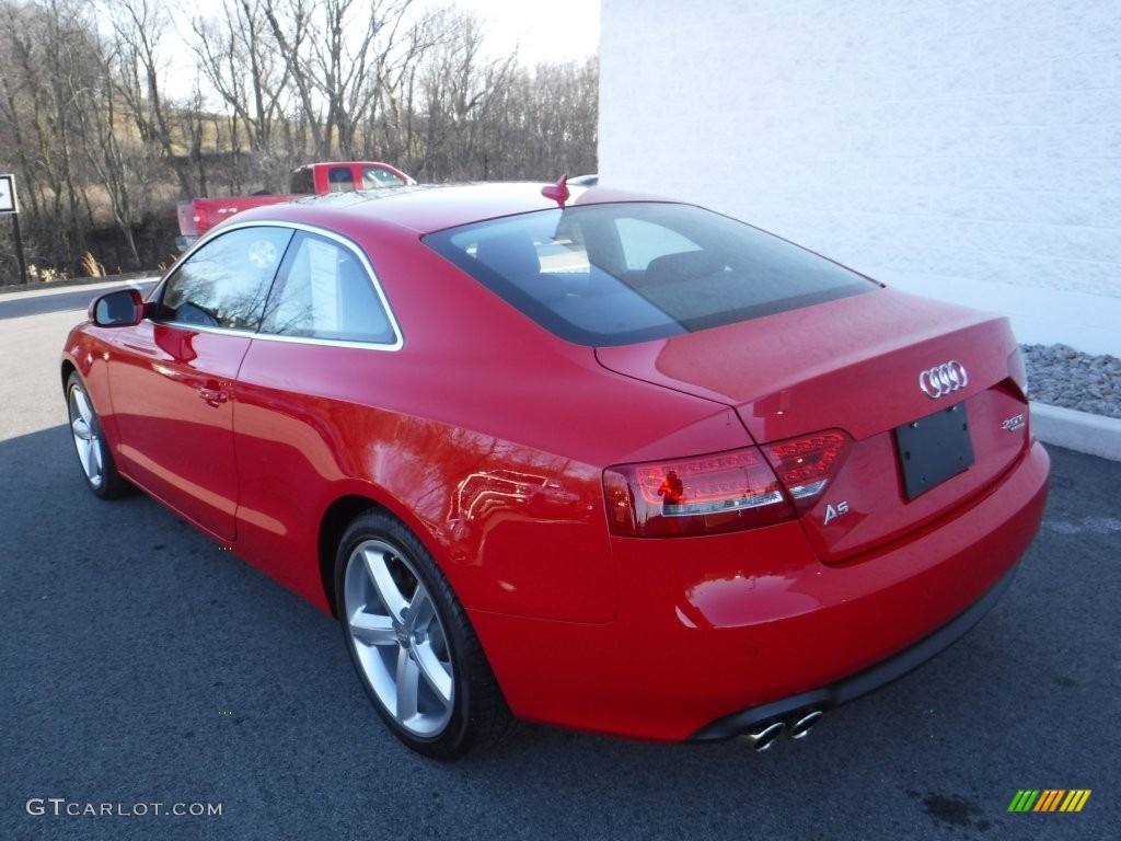 2010 A5 2.0T quattro Coupe - Brilliant Red / Black photo #12