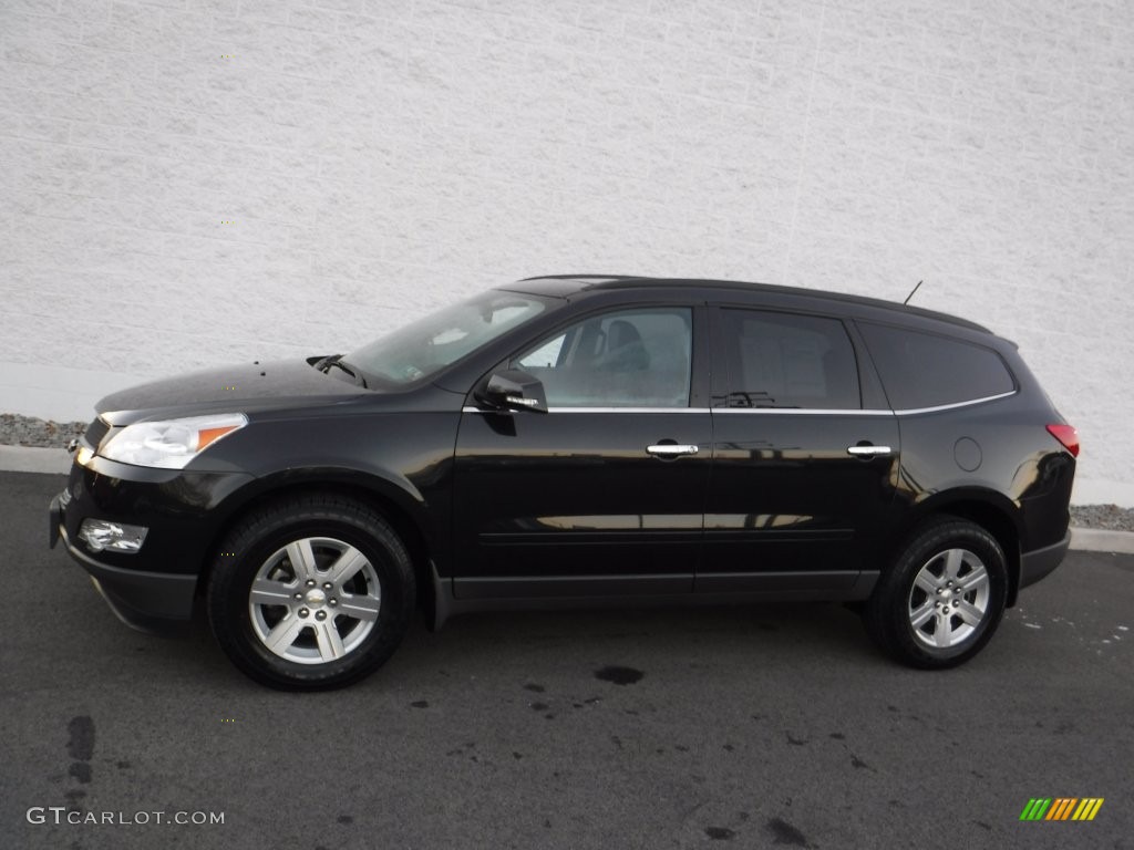 2012 Traverse LT AWD - Black Granite Metallic / Ebony photo #2