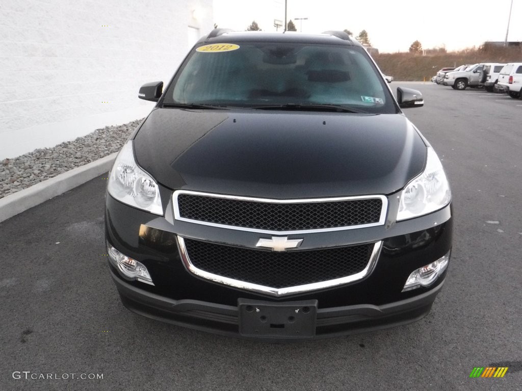 2012 Traverse LT AWD - Black Granite Metallic / Ebony photo #5
