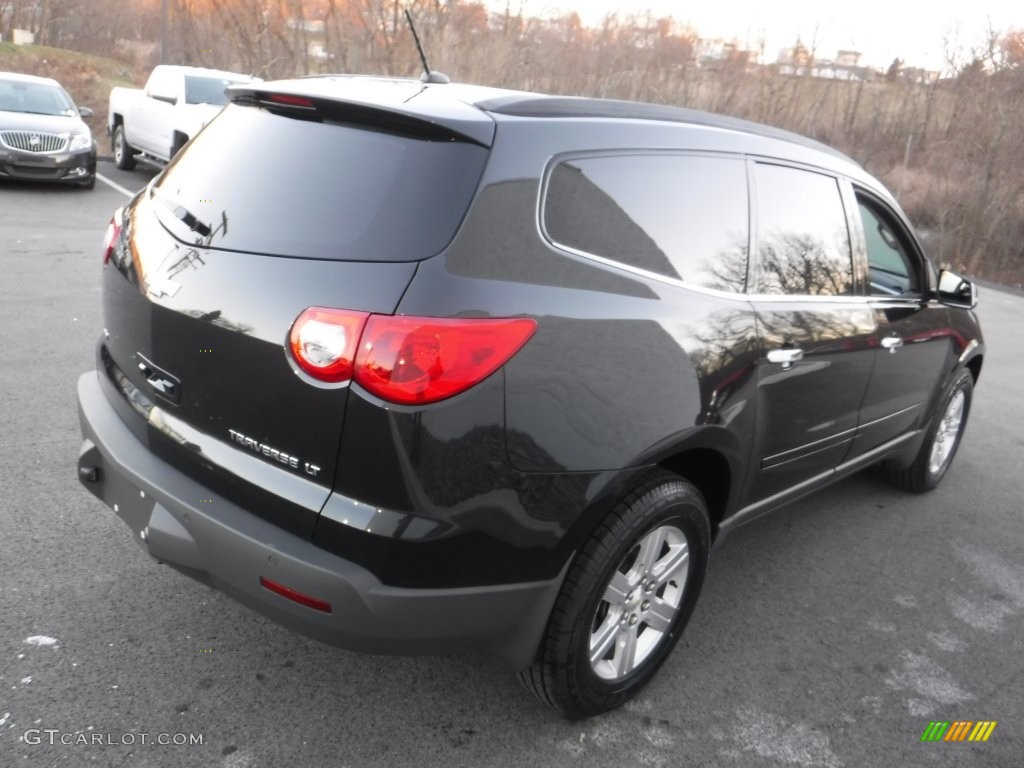 2012 Traverse LT AWD - Black Granite Metallic / Ebony photo #8