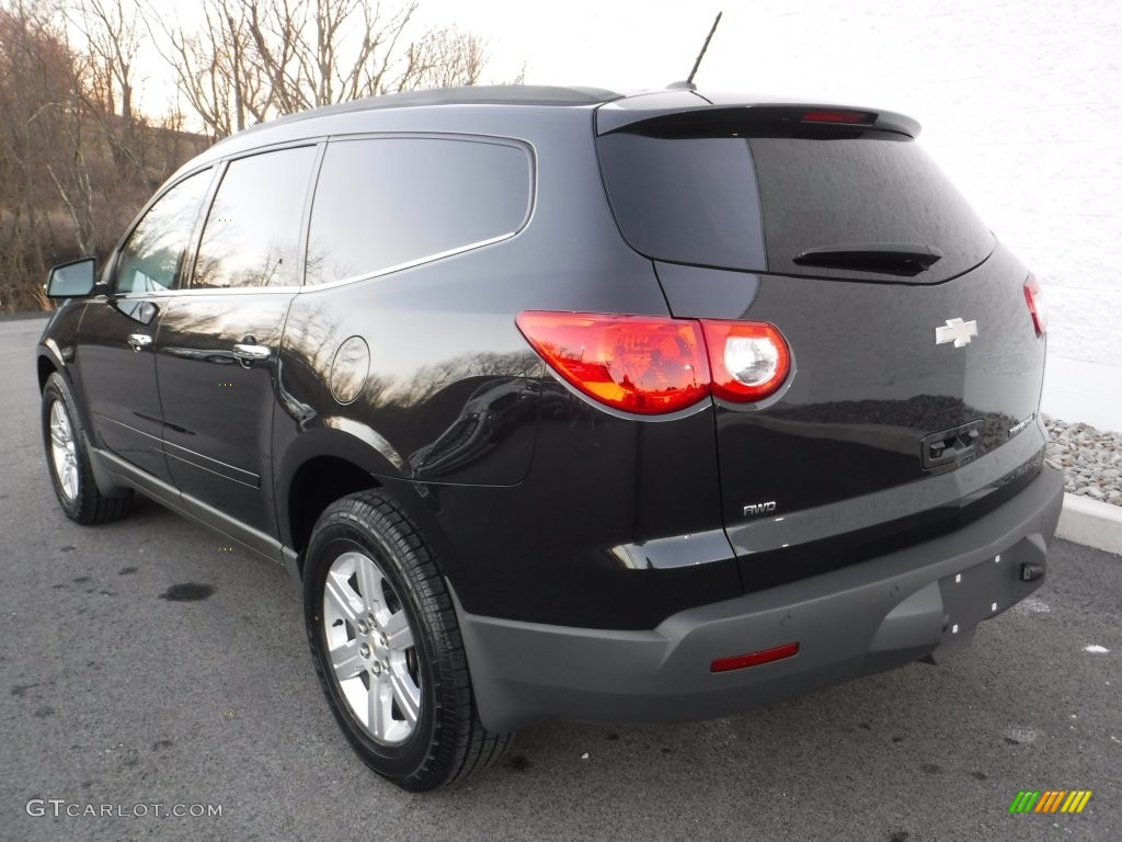 2012 Traverse LT AWD - Black Granite Metallic / Ebony photo #11