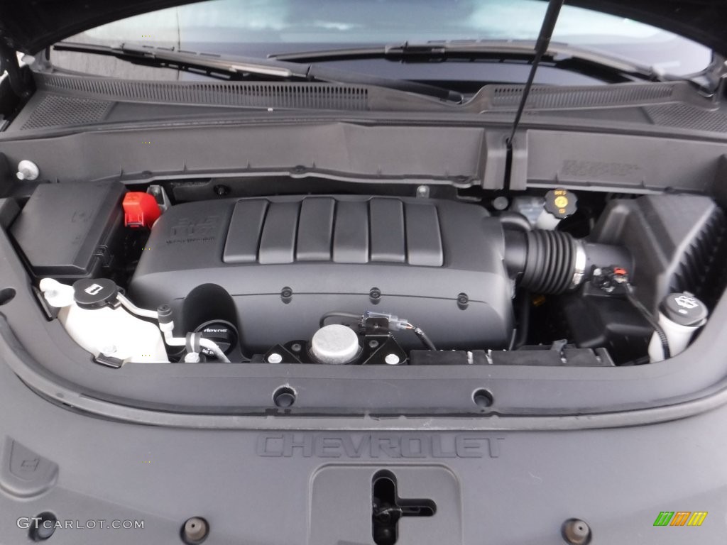 2012 Traverse LT AWD - Black Granite Metallic / Ebony photo #13