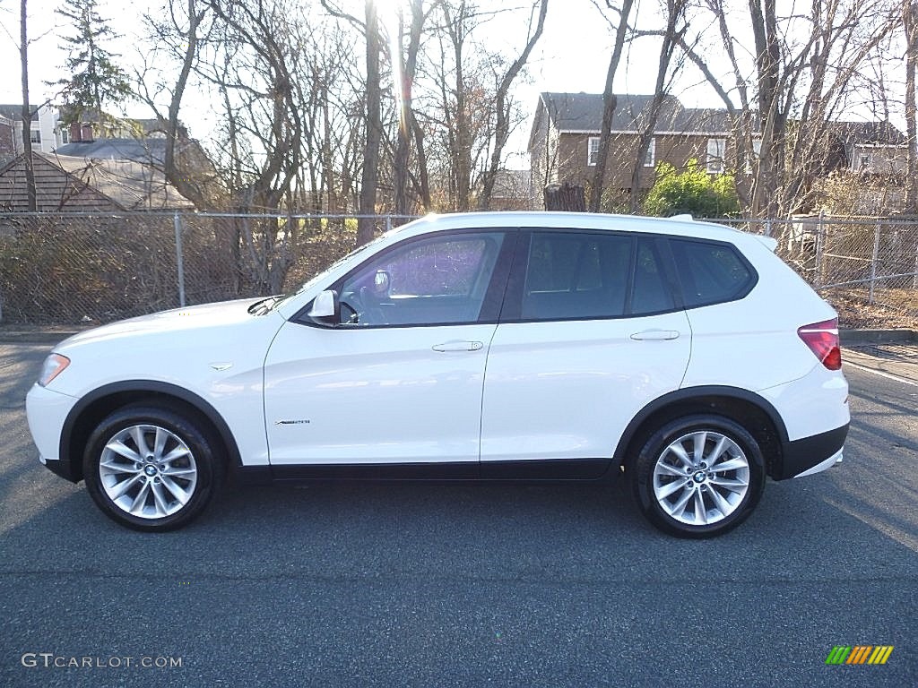 2013 X3 xDrive 28i - Alpine White / Chestnut photo #2
