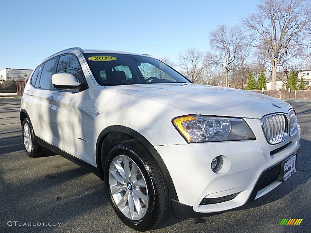 2013 X3 xDrive 28i - Alpine White / Chestnut photo #7