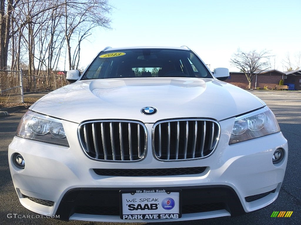 2013 X3 xDrive 28i - Alpine White / Chestnut photo #8