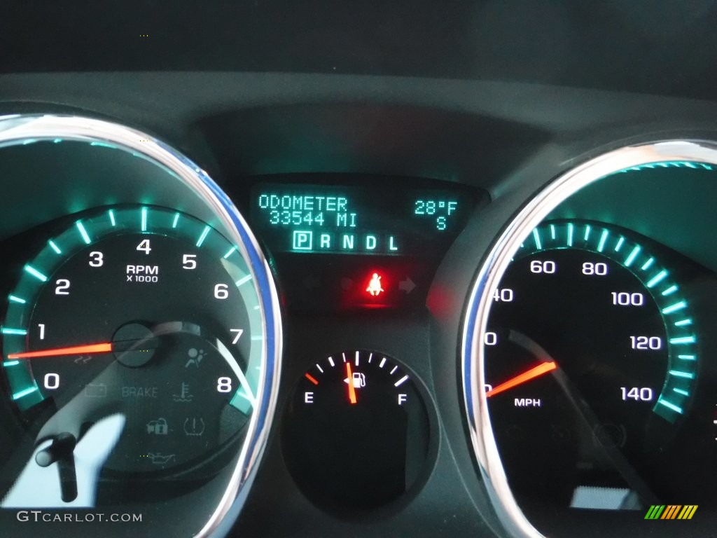 2012 Traverse LT AWD - Black Granite Metallic / Ebony photo #40