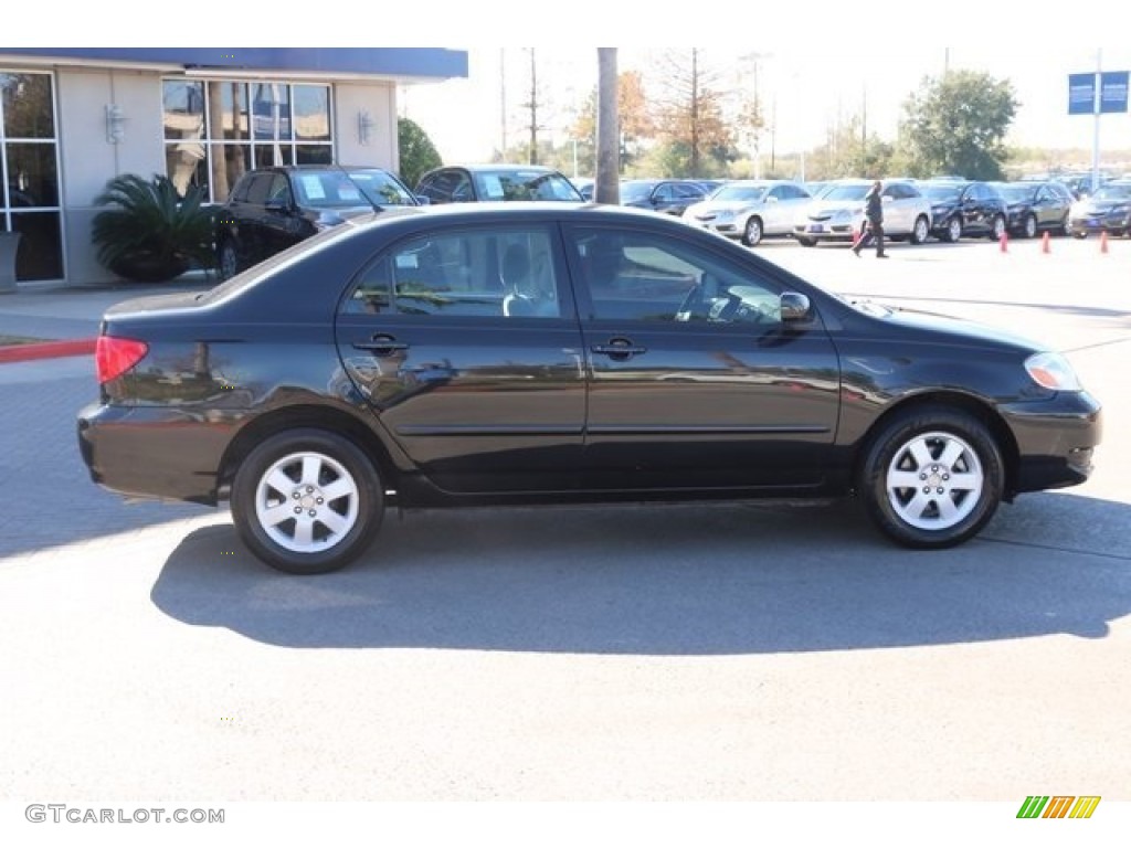 2007 Corolla CE - Black Sand Pearl / Dark Charcoal photo #4