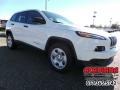 2016 Bright White Jeep Cherokee Sport  photo #4