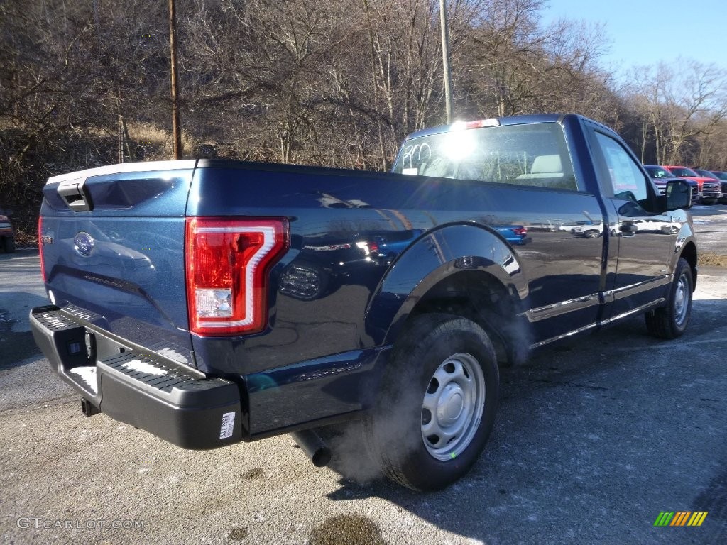 2016 F150 XL Regular Cab - Blue Jeans / Medium Earth Gray photo #4