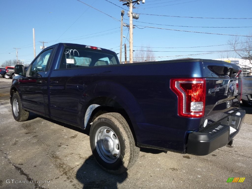 2016 F150 XL Regular Cab - Blue Jeans / Medium Earth Gray photo #7
