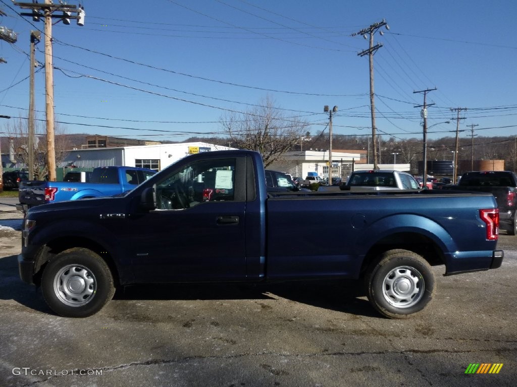 2016 F150 XL Regular Cab - Blue Jeans / Medium Earth Gray photo #8