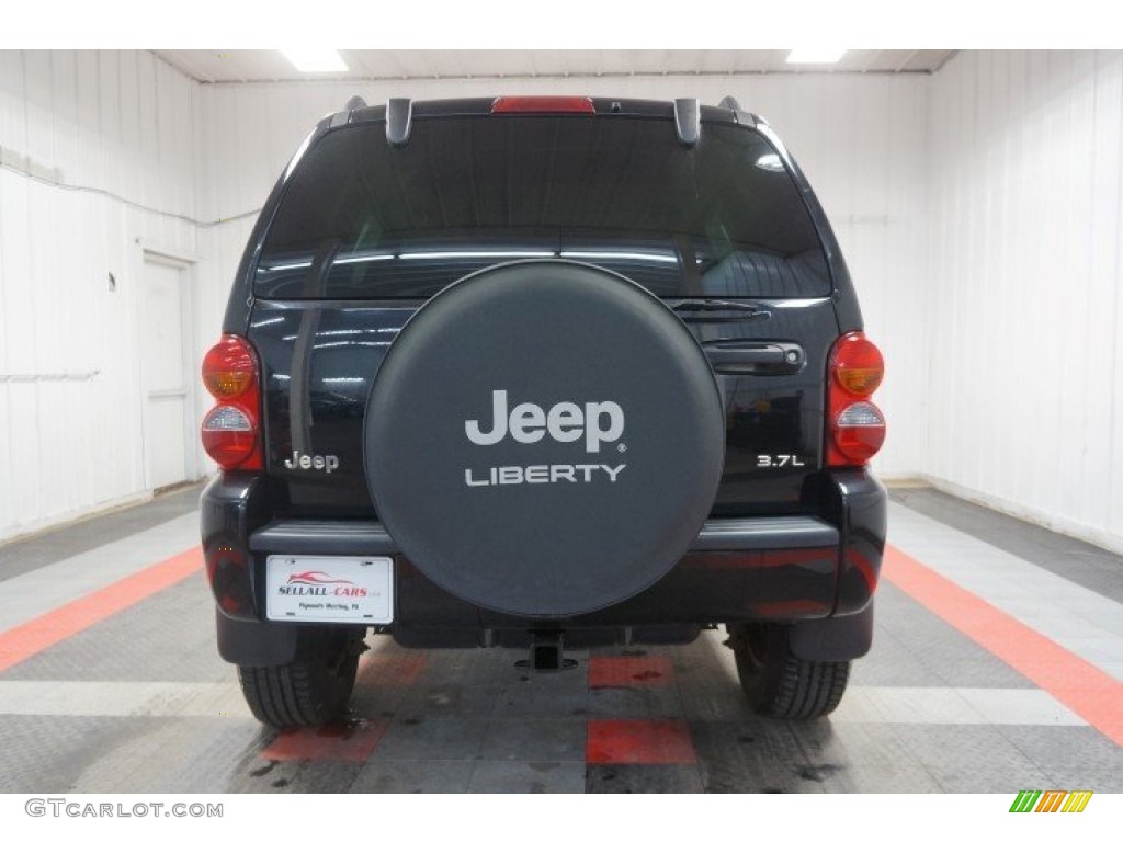 2002 Liberty Limited 4x4 - Black / Taupe photo #9