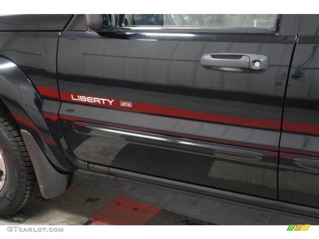 2002 Liberty Limited 4x4 - Black / Taupe photo #68