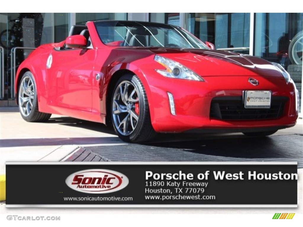 2013 370Z Touring Roadster - Solid Red / Black photo #1
