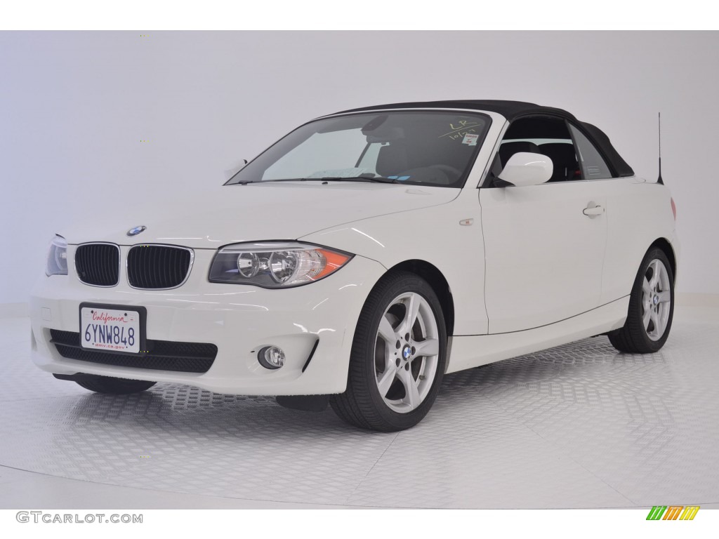 2013 1 Series 128i Convertible - Alpine White / Black photo #3