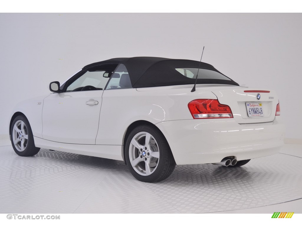 2013 1 Series 128i Convertible - Alpine White / Black photo #5