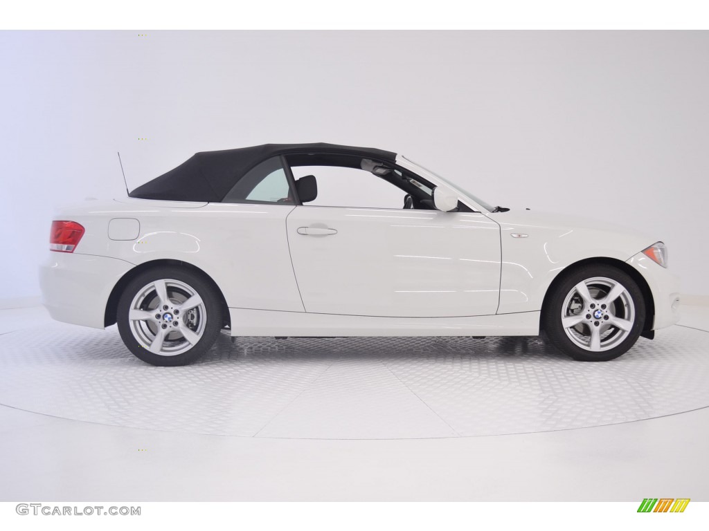 2013 1 Series 128i Convertible - Alpine White / Black photo #8
