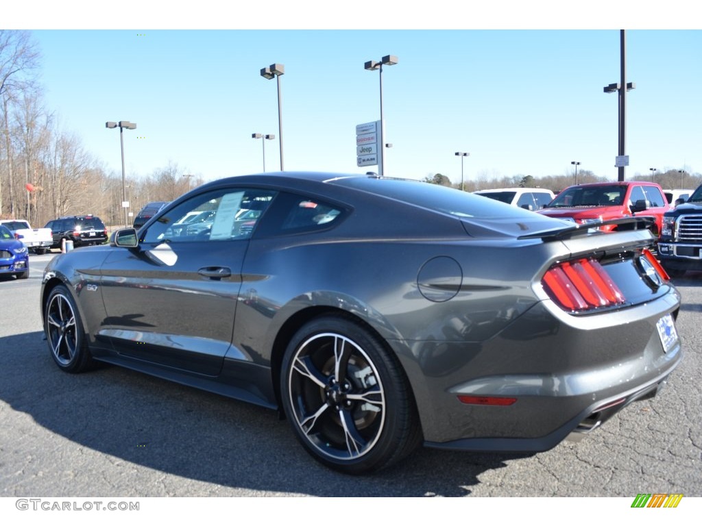 2016 Mustang GT Premium Coupe - Magnetic Metallic / Ebony photo #21