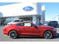 2016 Ruby Red Metallic Ford Mustang EcoBoost Premium Coupe  photo #2